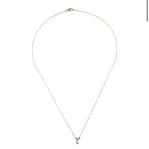 Jennifer Fisher Gothic Diamond R Necklace